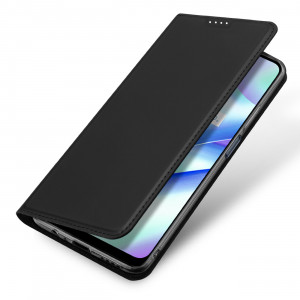 Калъф тип книга DUX DUCIS Skin Pro - Realme C33 Flip Card Wallet Stand черен - Img 4