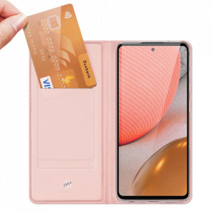 Калъф тип книга DUX DUCIS Skin Pro - Samsung Galaxy A72 розов - Img 2