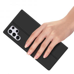 Калъф тип книга DUX DUCIS Skin Pro - Samsung Galaxy S22 Ultra черен - Img 8