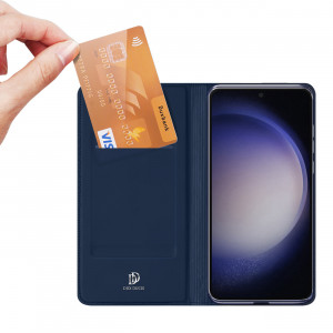 Калъф тип книга DUX DUCIS Skin Pro - Samsung Galaxy S23 FE син - Img 2