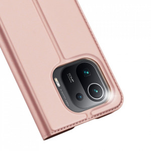 Калъф тип книга DUX DUCIS Skin Pro - Xiaomi Mi 11 Pro розов - Img 3