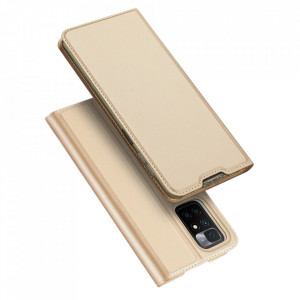 Калъф тип книга DUX DUCIS Skin Pro - Xiaomi Redmi 10 / 10 2022 / Note 11 4G златист - Img 1