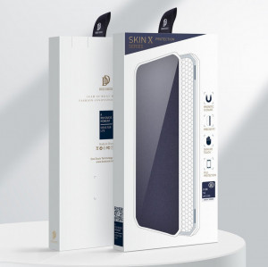 Калъф тип книга DUX DUCIS Skin X - Samsung Galaxy A72 син - Img 2