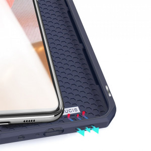Калъф тип книга DUX DUCIS Skin X - Samsung Galaxy A72 син - Img 10