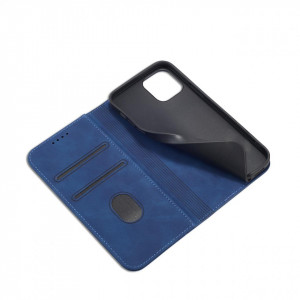 Калъф тип книга Magnet Fancy - iPhone 12 Pro Max син - Img 9