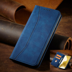 Калъф тип книга Magnet Fancy - Samsung Galaxy S23+ син - Img 10