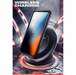 Калъф 360° със стойка, протектор и клипс SUPCASE Unicorn Beetle Pro - Samsung Galaxy S22 Ultra черен - Img 8