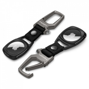 Ключодържетел SPIGEN RUGGED ARMOR - APPLE AirTag черен мат - Img 6