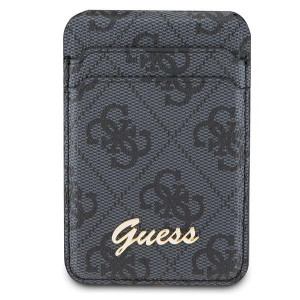 Магнитен джоб за карти със стойка GUESS 4G Classic Logo GUWMSHG4SHK MagSafe черен - Img 2