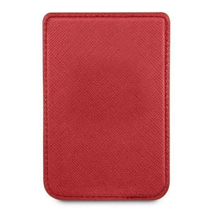 Магнитен джоб за карти GUESS Saffiano GUWMSSASLRE MagSafe червен - Img 3