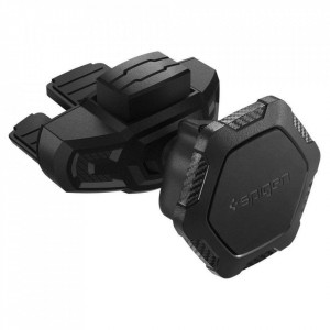 Магнитна стойка за телефон за CD отвор SPIGEN Qs24 черна - Img 9