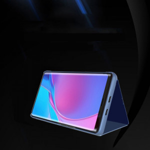Огледален калъф тип книга Clear View - Xiaomi Mi 11i / Mi 11X / Poco F3 / Redmi K40 / K40 Pro / K40 Pro Plus син - Img 3