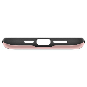Оригинален гръб със слот за карта SPIGEN Slim Armor CS - iPhone 15 Pro розов - Img 7