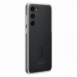 Оригинален гръб със сменяема пластина с джоб за карта SAMSUNG Frame (EF-MS916CBEGWW) - Samsung Galaxy S23+ черен - Img 3