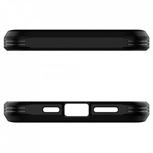 Оригинален гръб със стойка SPIGEN Tough Armor - iPhone 12 / 12 Pro черен - Img 6