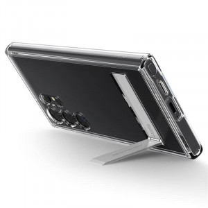 Оригинален гръб със стойка SPIGEN Ultra Hybrid S - Samsung Galaxy S24 Ultra прозрачен - Img 11