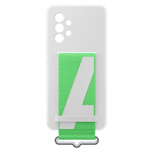 Оригинален гръб с каишка SAMSUNG Strap Silicone (EF-GA536TWEGWW) - Samsung Galaxy A53 5G бял - Img 2