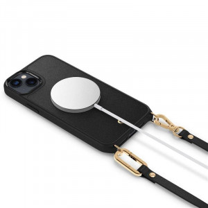 Оригинален гръб с презрамка SPIGEN Cyrill Classic Charm MagSafe - iPhone 14 Plus черен - Img 10