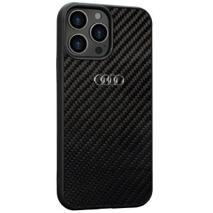 Оригинален гръб AUDI Carbon Fiber AU-TPUPCIP13PM-R8 / D2-BK - iPhone 13 Pro Max черен - Img 2