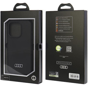 Оригинален гръб AUDI Silicone - iPhone 15 Pro черен - Img 7
