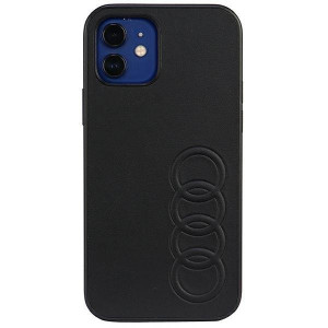 Оригинален гръб AUDI Synthetic Leather AU-TPUPPCIP11-TT / D1-BK - iPhone 11 Pro черен - Img 1