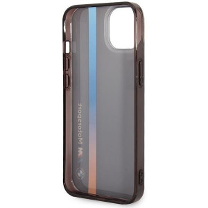 Оригинален гръб BMW IML Tricolor Stripe BMHCP14S22HVGV - iPhone 14 черен - Img 7