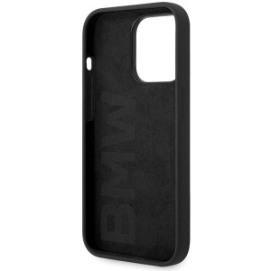 Оригинален гръб BMW Silicone Metal Logo - iPhone 15 Pro черен - Img 7