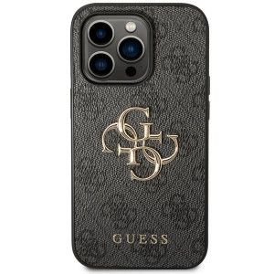 Оригинален гръб GUESS 4G Big Metal Logo - iPhone 15 Pro Max сив - Img 3