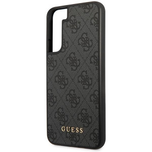 Оригинален гръб GUESS 4G Metal Gold Logo GUHCS23SG4GFGR - Samsung Galaxy S23 сив - Img 6