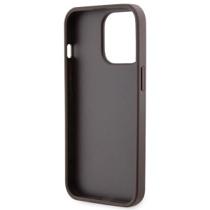 Оригинален гръб GUESS 4G Metal Logo с презрамка GUHCP13LP4TDSCPW - iPhone 13 Pro кафяв - Img 8