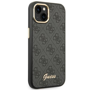 Оригинален гръб GUESS 4G Vintage Gold Logo GUHCP14MHG4SHK - iPhone 14 Plus черен - Img 4