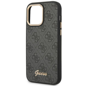 Оригинален гръб GUESS 4G Vintage Gold Logo GUHCP14XHG4SHK - iPhone 14 Pro Max черен - Img 6