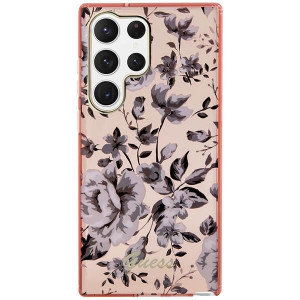 Оригинален гръб GUESS Flower GUHCS23LHCFWSP - Samsung Galaxy S23 Ultra розов - Img 3
