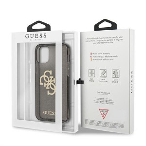 Оригинален гръб GUESS Glitter 4G Big Logo GUHCP12LPCUGL4GBK - iPhone 12 Pro Max черен - Img 8