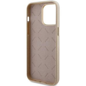 Оригинален гръб GUESS Glitter Glossy Script - iPhone 15 Pro златист - Img 7