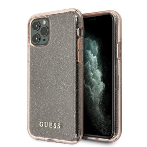 Оригинален гръб GUESS Glitter GUHCN58PCGLPI - iPhone 11 Pro розов - Img 2