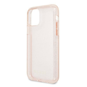 Оригинален гръб GUESS Glitter GUHCN65PCGLPI - iPhone 11 Pro Max розово злато - Img 8
