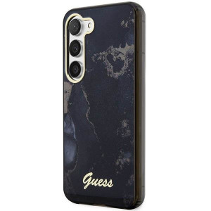 Оригинален гръб GUESS Golden Marble GUHCS23SHTMRSK - Samsung Galaxy S23 черен - Img 2