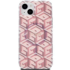Оригинален гръб GUESS IML GCube MagSafe - iPhone 15 Plus / 14 Plus розов - Img 3