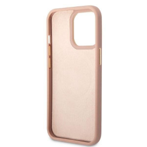 Оригинален гръб GUESS Peony Logo Plate MagSafe GUHMP13LSAPSTP - iPhone 13 Pro розов - Img 7
