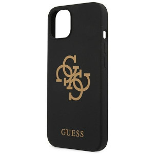 Оригинален гръб GUESS Silicone 4G Logo GUHCP13SLS4GGBK - iPhone 13 mini черен - Img 6