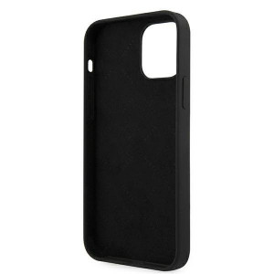 Оригинален гръб GUESS Silicone Vintage Script GUHCP12LLSVSBW - iPhone 12 Pro Max черен - Img 7