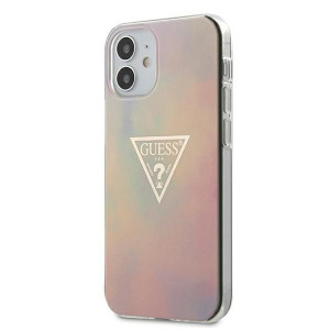 Оригинален гръб GUESS Tie & Die GUHCP12SPCUMCGG01 - iPhone 12 mini розов - Img 1