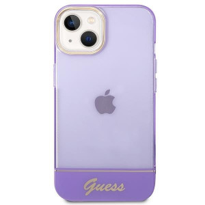 Оригинален гръб GUESS Translucent GUHCP14MHGCOU - iPhone 14 Plus лилав - Img 3