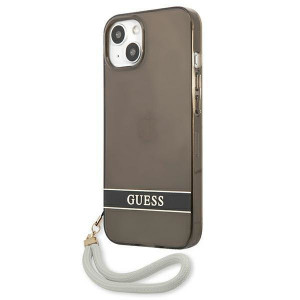 Оригинален гръб GUESS Translucent Strap GUHCP13SHTSGSK - iPhone 13 mini черен - Img 2