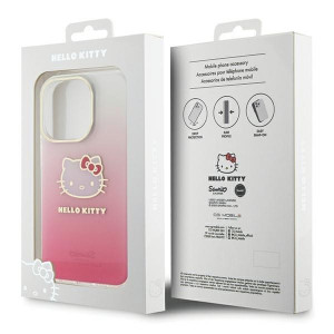 Оригинален гръб Hello Kitty IML Gradient Electrop Kitty Head - iPhone 13 Pro Max розов - Img 8