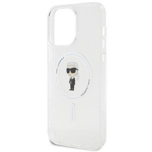 Оригинален гръб KARL LAGERFELD IML Ikonik MagSafe - iPhone 15 Pro Max прозрачен - Img 6