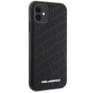 Оригинален гръб KARL LAGERFELD Quilted K Pattern - iPhone 11 черен - Img 4