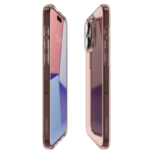 Оригинален гръб SPIGEN Crystal Flex - iPhone 15 Pro Max розов кристал - Img 2