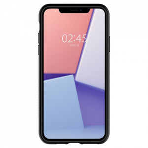 Оригинален гръб SPIGEN Liquid Air - iPhone 11 черен мат - Img 4